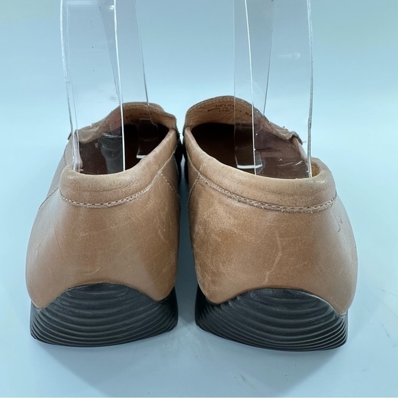 Bally Delos womens driving loafers size 38 Italian leather square toe - Picture 5 of 12